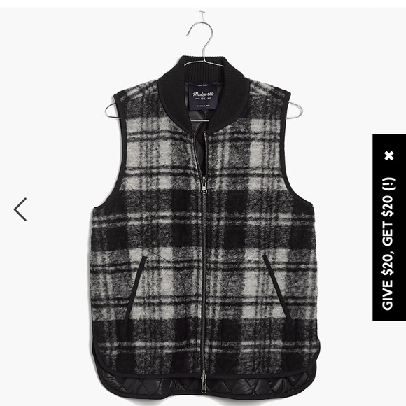 Madewell Reversible Vest in Copeland Plaid - Picture 2 of 10